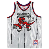 Vince Carter Autographed Toronto Raptors M&N Platinum Swingman Jersey Fanatics