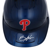 Bryce Harper Autographed Philadelphia Phillies Chrome Full Size Batting Helmet Fanatics