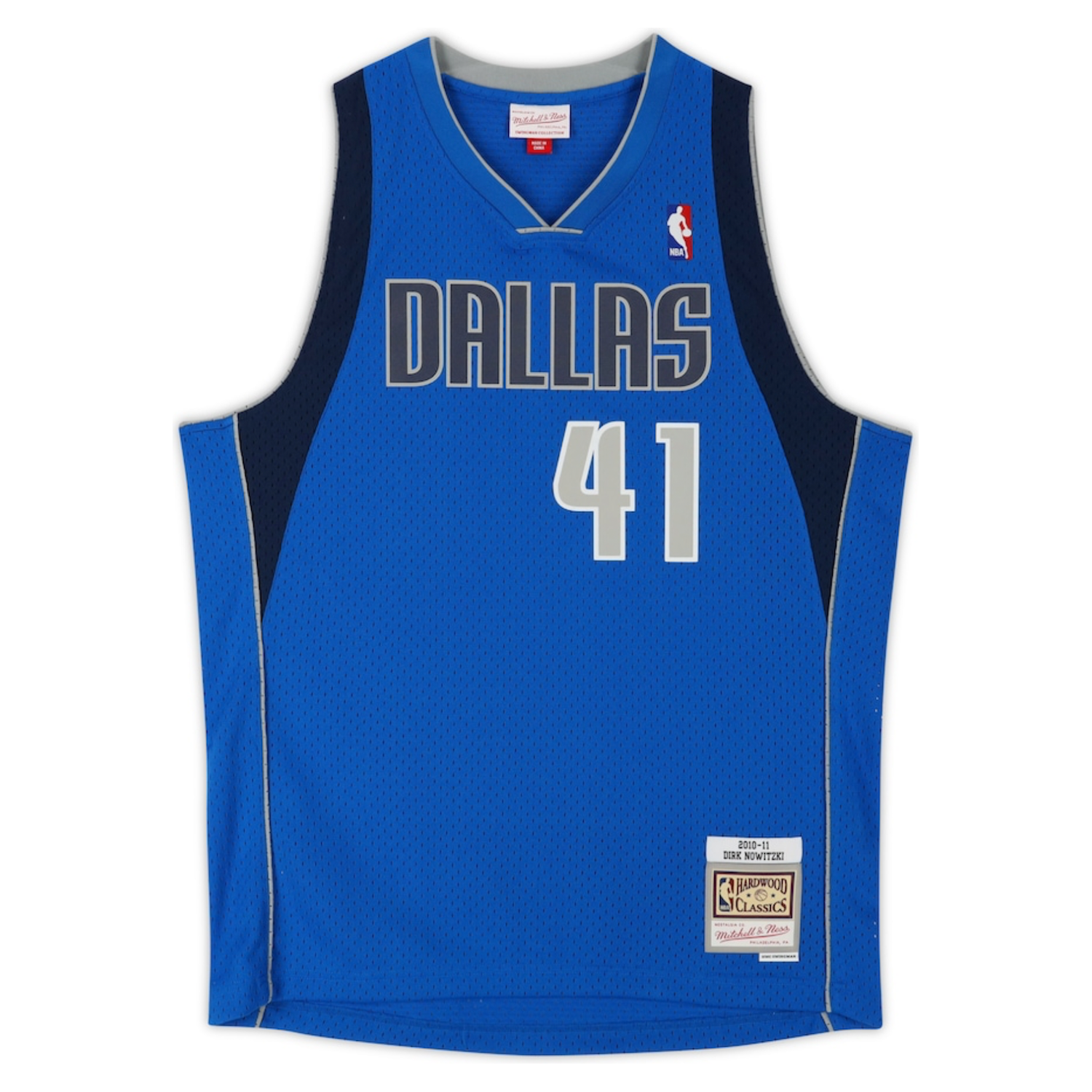 Dirk Nowitzki Autographed "HOF 23" Dallas Mavericks 1998 Blue Nike Jersey Fanatics