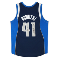 Dirk Nowitzki Autographed "HOF 23" Dallas Mavericks 2010 Blue Nike Jersey Fanatics