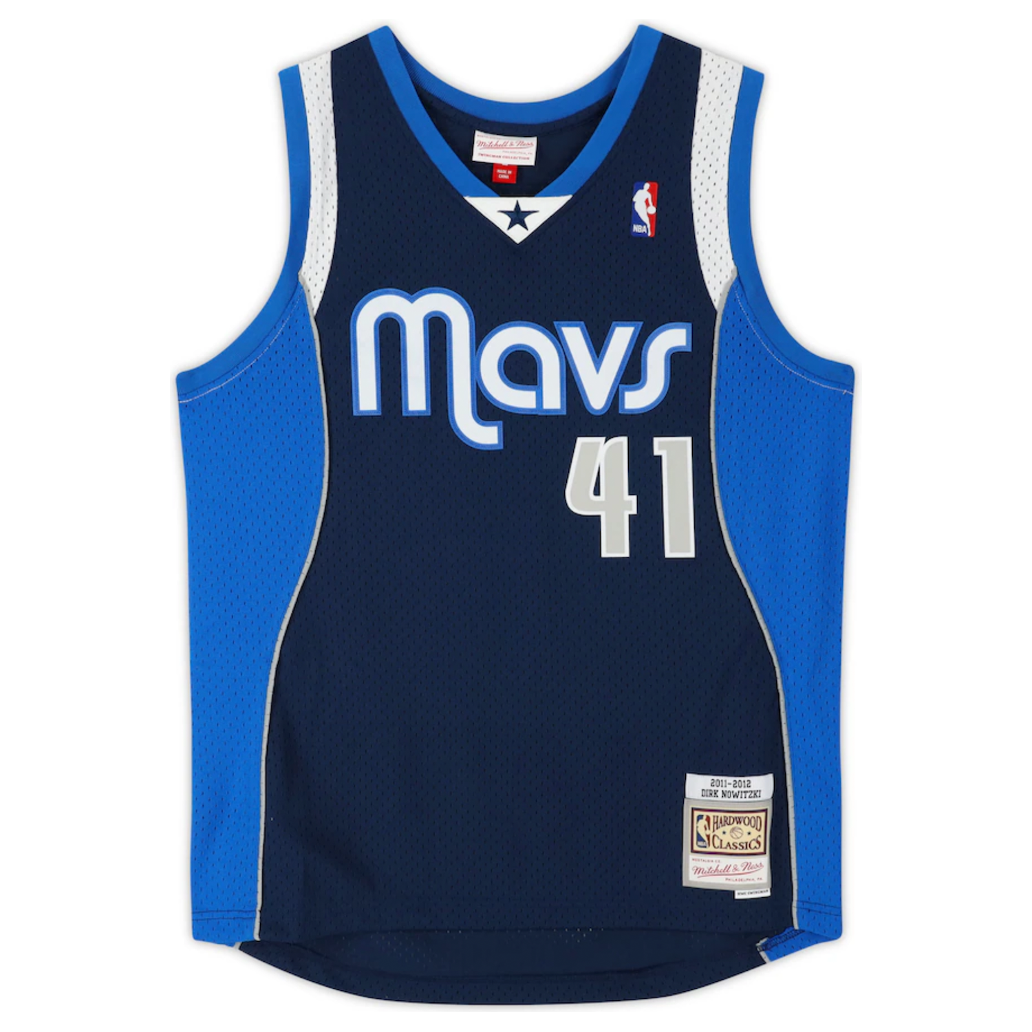 Dirk Nowitzki Autographed "HOF 23" Dallas Mavericks 2010 Blue Nike Jersey Fanatics