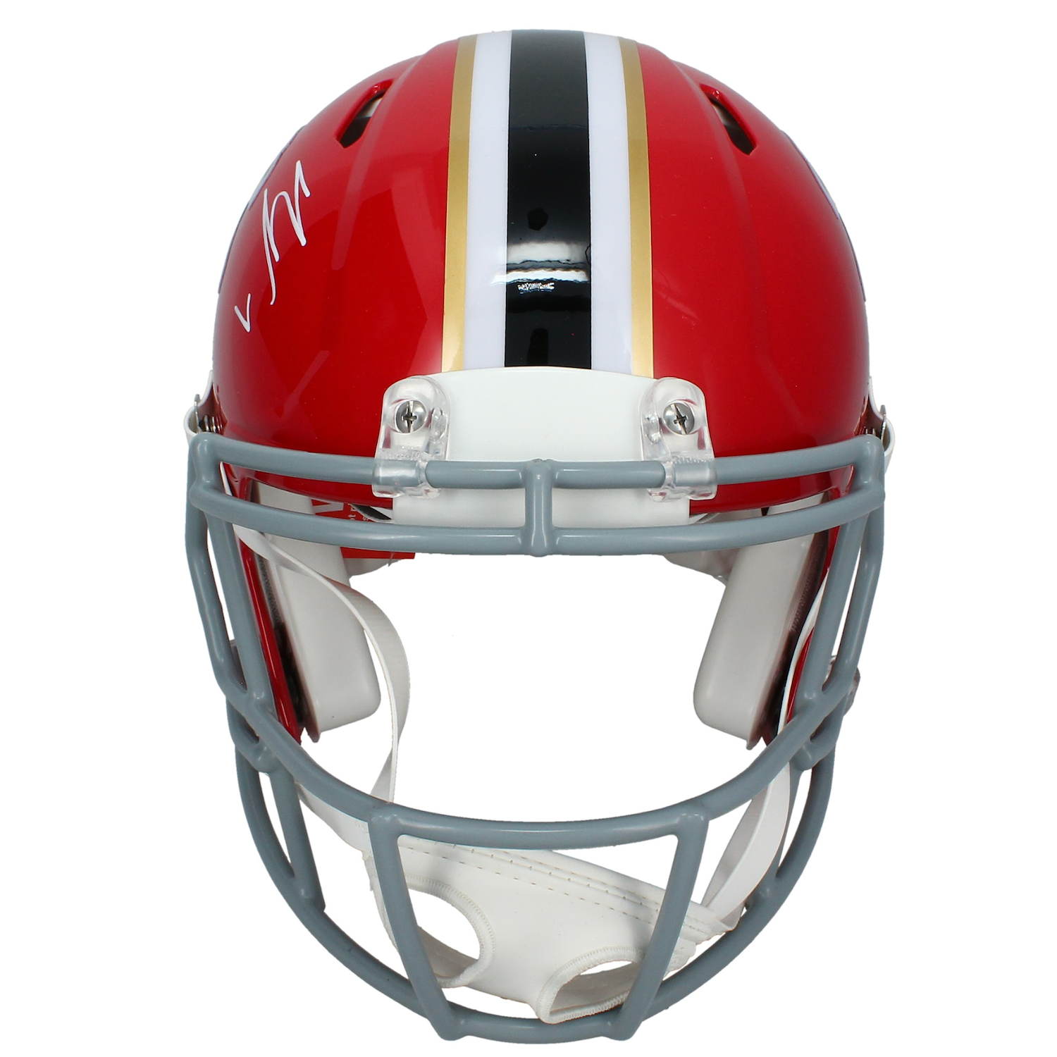 Bijan Robinson Autographed Atlanta Falcons 1966-69 TB Speed Authentic Helmet Beckett