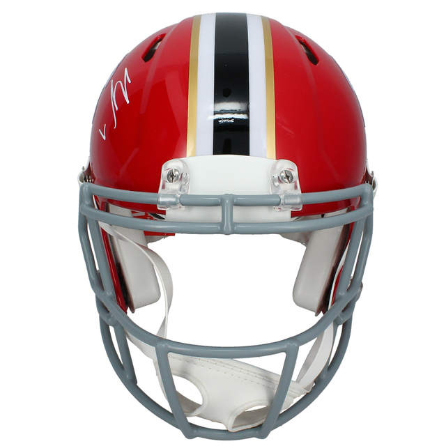 Bijan Robinson Autographed Atlanta Falcons 1966-69 TB Speed Authentic Helmet Beckett