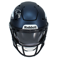 Troy Franklin Autographed Denver Broncos  Mid-Size Speedflex MIDI Helmet Beckett