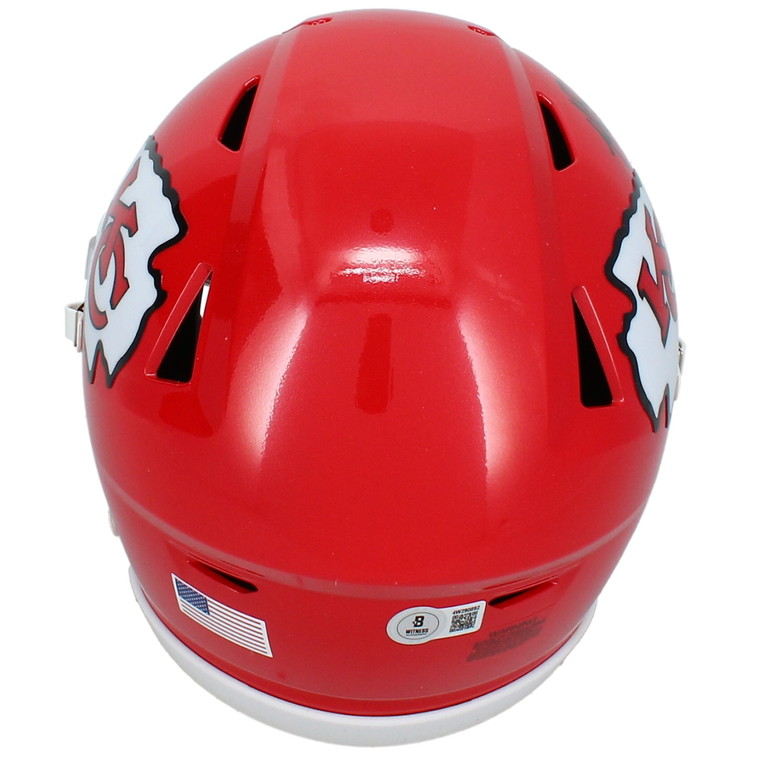Nick Bolton Autographed Kansas City Chiefs Mid-Size Speedflex MIDI Helmet Beckett