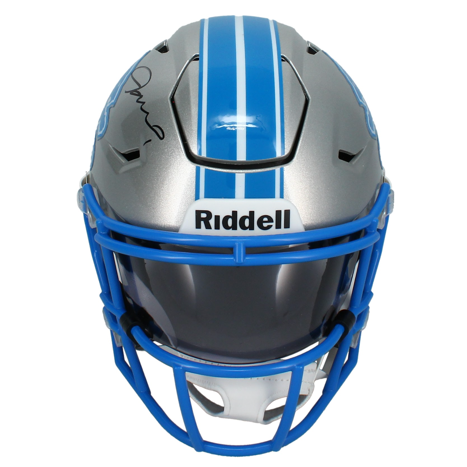 Jameson Williams Autographed Detroit Lions Mid-Size Speedflex MIDI Helmet Beckett