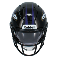 Zay Flowers Autographed Baltimore Ravens  Mid-Size Speedflex MIDI Helmet Beckett