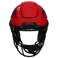 Bijan Robinson Autographed Atlanta Falcons RAVE Speedflex Authentic Helmet Beckett