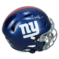 Abdul Carter Autographed New York Giants Speedflex Authentic Helmet Beckett