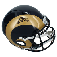 Davante Adams Autographed Rams 2000-16 Throwback Speed Full Size Helmet Beckett