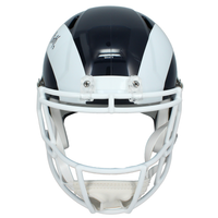 Davante Adams Autographed Rams 2017-19 Throwback Full Size Speed Helmet Beckett