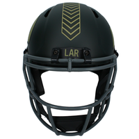 Davante Adams Autographed Rams 2025 Salute to Service Full Size Helmet Beckett