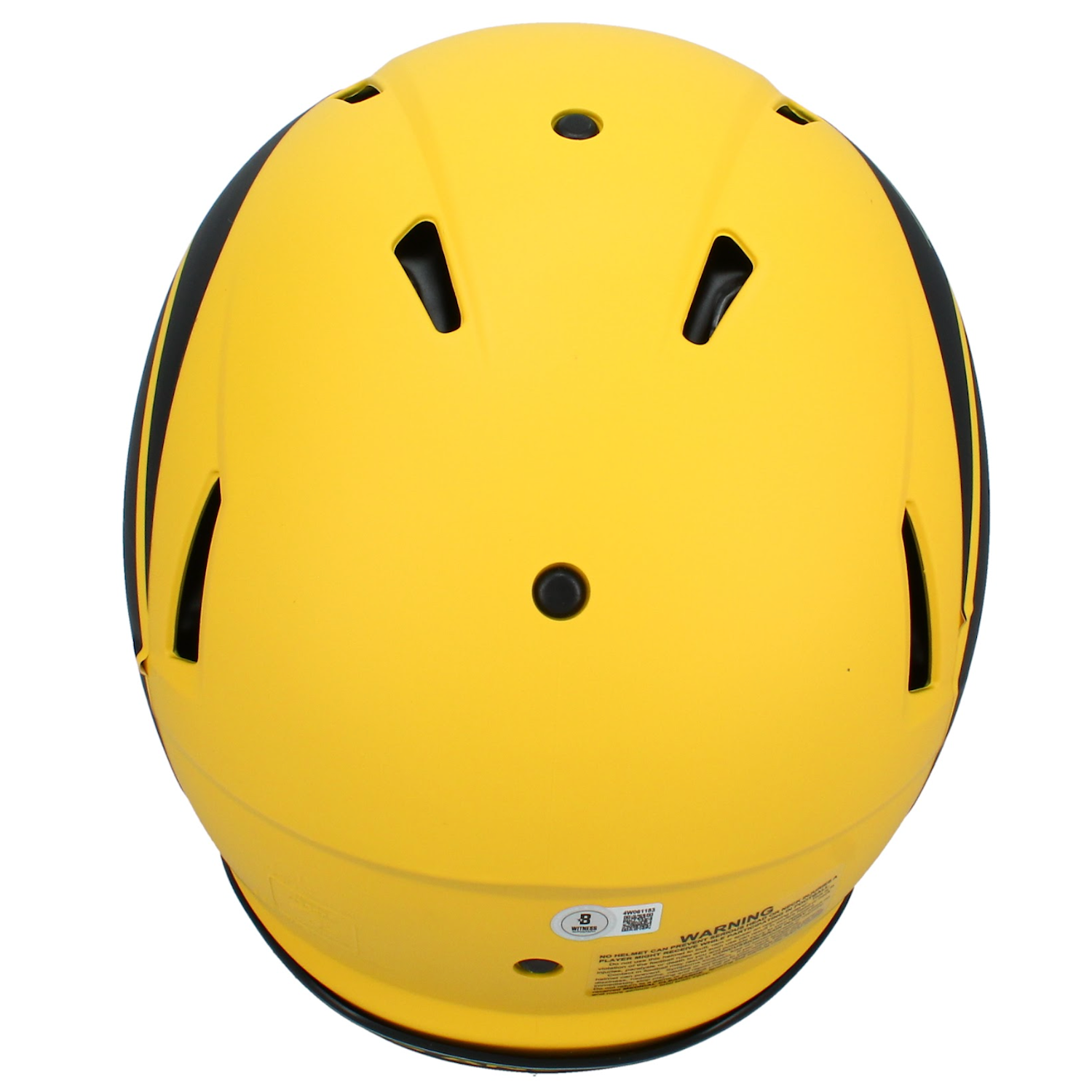 Davante Adams Autographed Rams 'RAVE' Authentic Speed Helmet Beckett