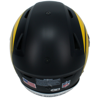 Davante Adams Autographed Black Rivalries Speedflex Authentic Helmet Beckett