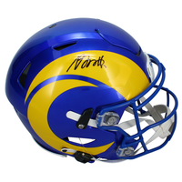 Davante Adams Autographed Los Angeles Rams Speedflex Authentic Helmet Beckett