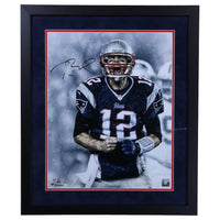 Tom Brady Autographed Patriots "Scream" Framed 16" x 20" Photograph Fanatics