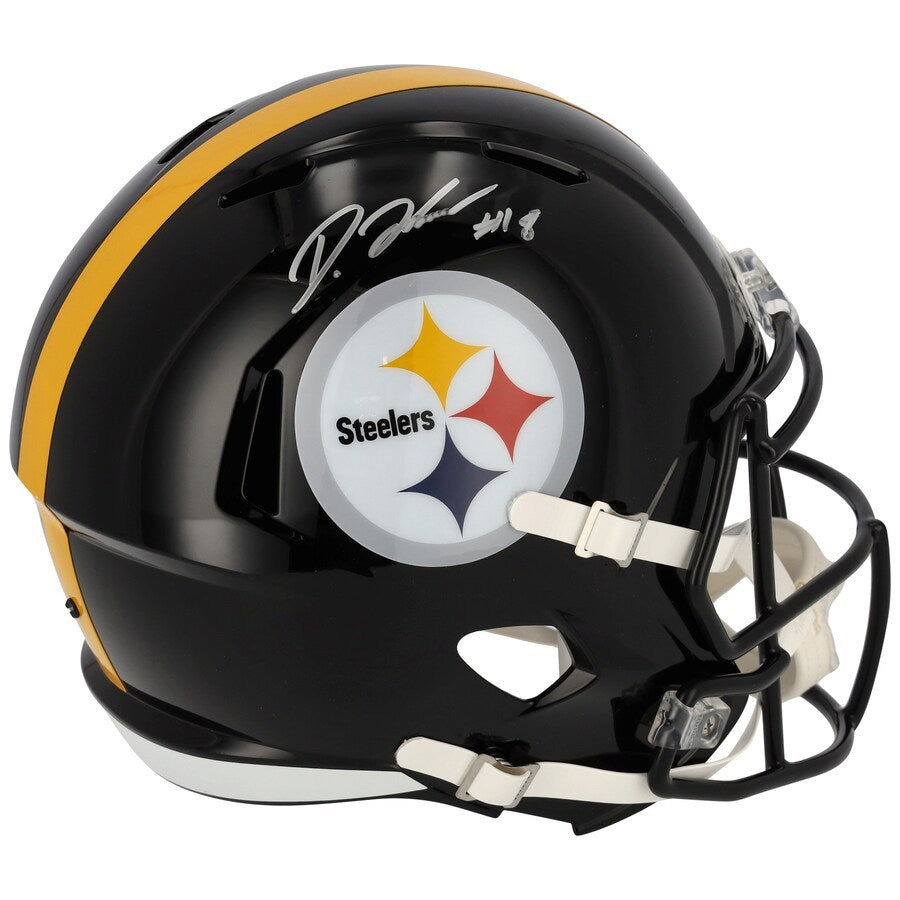 DIONTAE JOHNSON Autographed Pittsburgh Steelers Full Size Helmet FANATICS