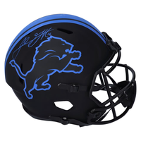 JARED GOFF Autographed Detroit Lions Eclipse Full Size Speed Helmet FANATICS
