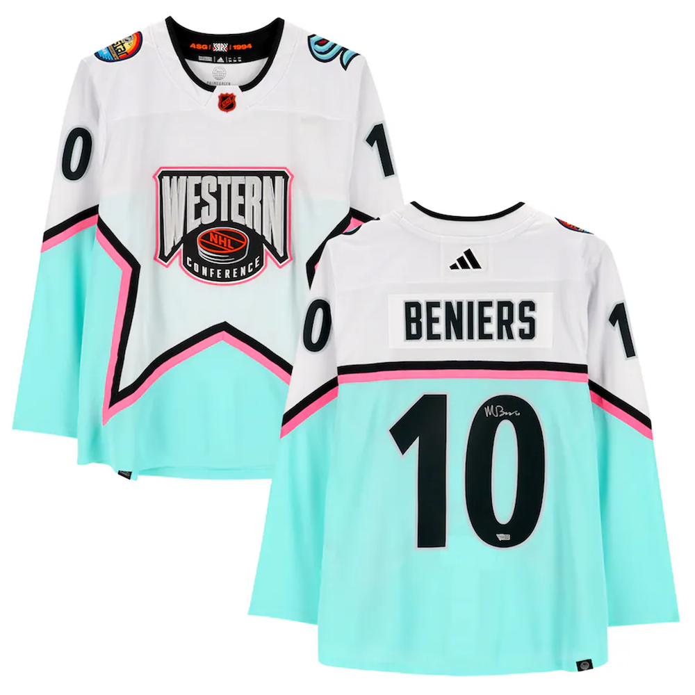 Matty Beniers Autographed Seattle Kraken 2023 Authentic Adidas All-Star Jersey Fanatics