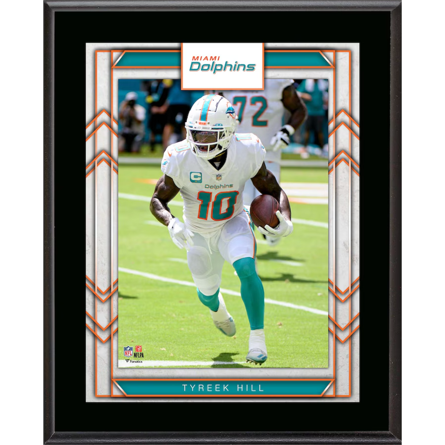 Tyreek Hill Miami Dolphins 10.5" x 13" Sublimated Player Plaque