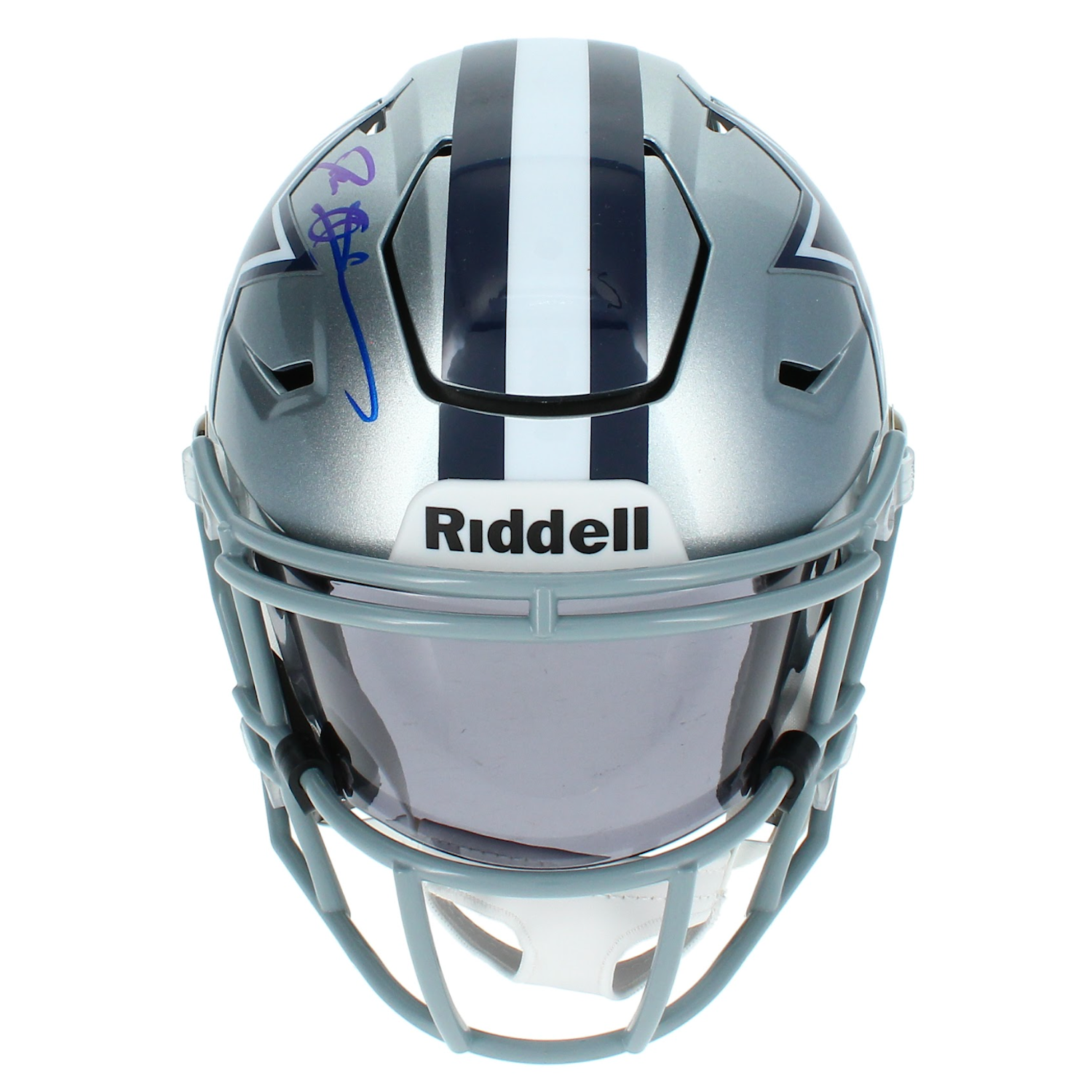 Deion Sanders Autographed Dallas Cowboys  Mid-Size Speedflex MIDI Helmet Beckett