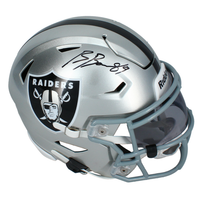 Brock Bowers Autographed Raiders  Mid-Size Speedflex MIDI Helmet Beckett