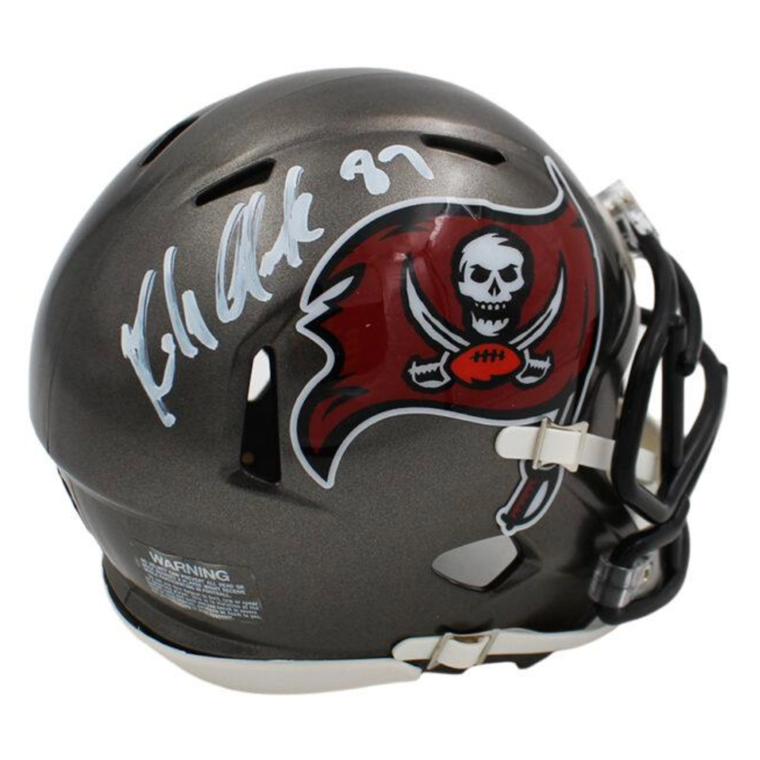 Rob Gronkowski Autographed Tampa Bay Buccaneers Speed Mini Helmet Radtke