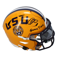 Odell Beckham Jr. Autographed LSU "Geaux Tigers" Speedflex MIDI Helmet Beckett