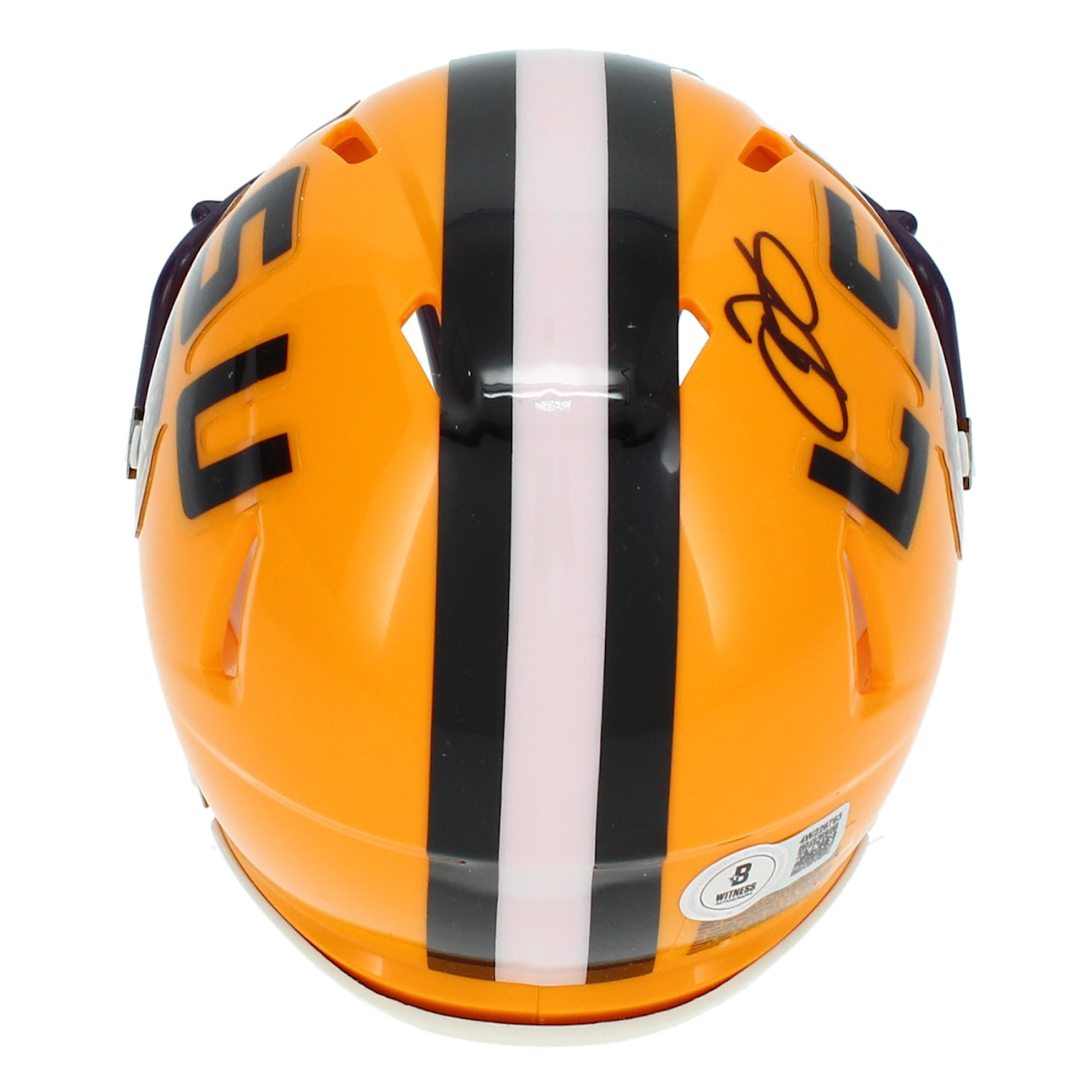 Odell Beckham Jr. Autographed LSU Tigers Mini Speed Helmet Beckett