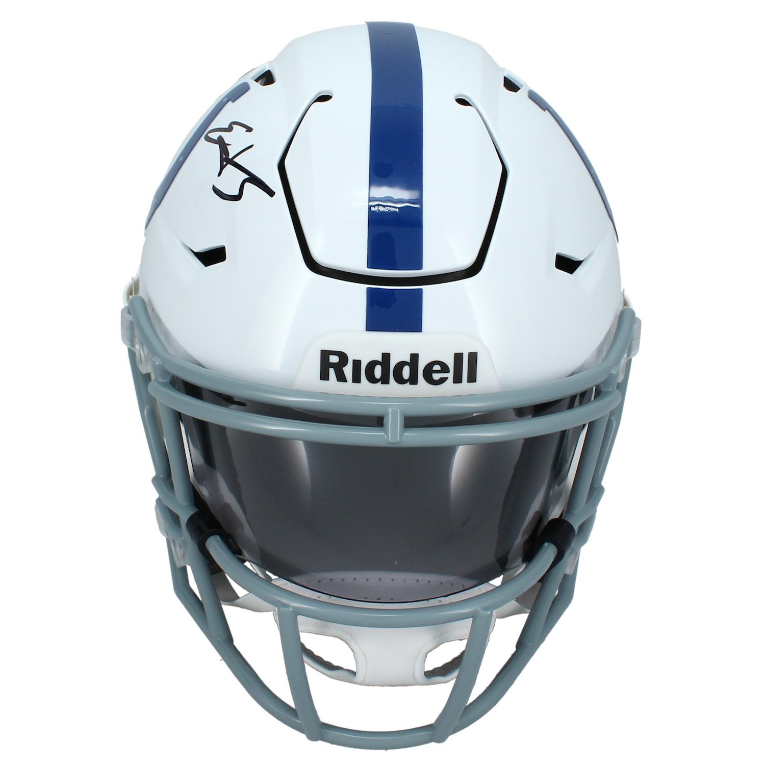 Edgerrin James Autographed Colts Mid-Size Speedflex MIDI Helmet Beckett