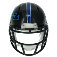 Edgerrin James Autographed Indianapolis Colts Black Mini Speed Helmet Beckett