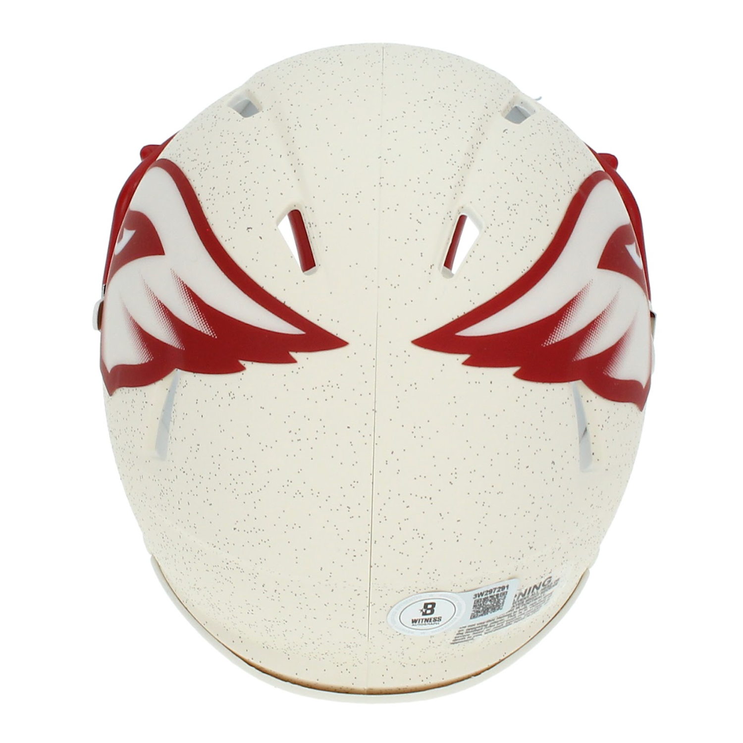 Edgerrin James Autographed Arizona Cardinals Rivalries Mini Speed Helmet Beckett