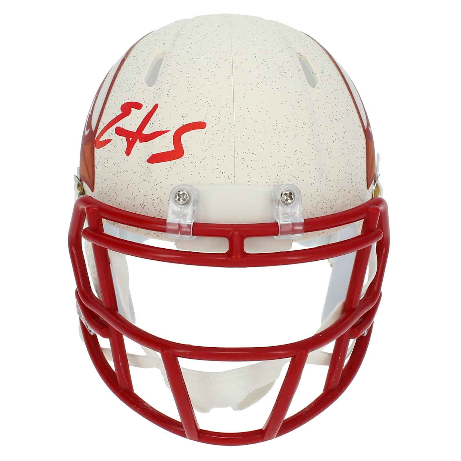 Edgerrin James Autographed Arizona Cardinals Rivalries Mini Speed Helmet Beckett
