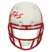 Edgerrin James Autographed Arizona Cardinals Rivalries Mini Speed Helmet Beckett