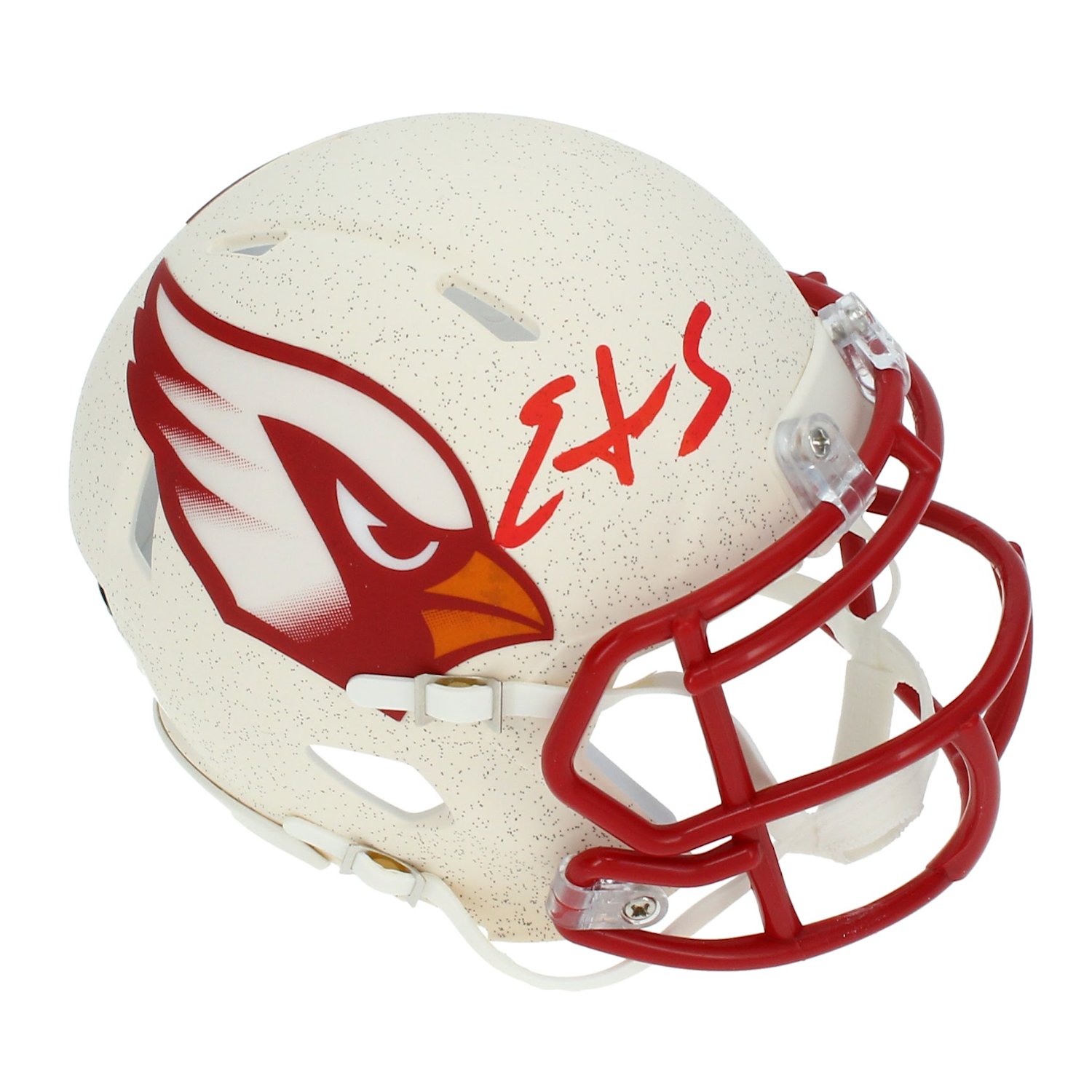 Edgerrin James Autographed Arizona Cardinals Rivalries Mini Speed Helmet Beckett