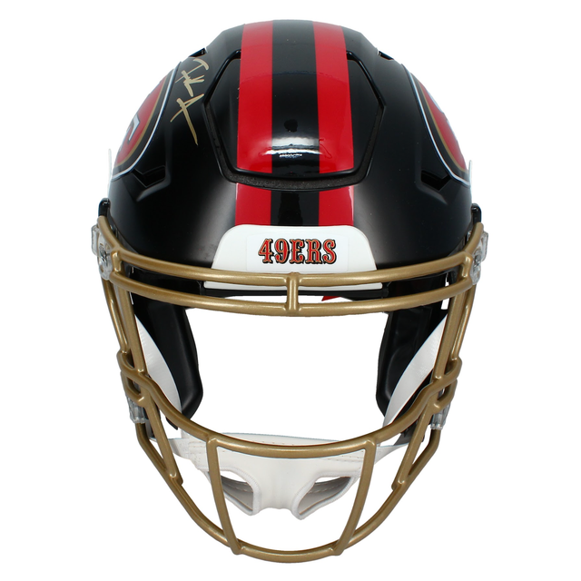 Frank Gore Autographed San Francisco 49ers Rivalries SpeedFlex Authentic Helmet Beckett
