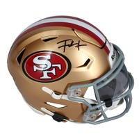 Frank Gore Autographed 49ers Mid-Size Speedflex MIDI Helmet Beckett