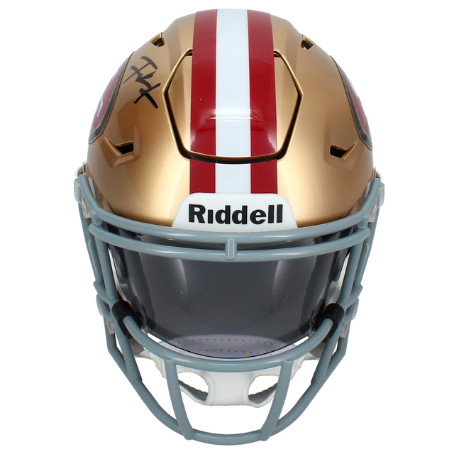 Frank Gore Autographed 49ers Mid-Size Speedflex MIDI Helmet Beckett