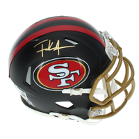 Frank Gore Autographed San Francisco 49ers Rivalries Mini Speed Helmet Beckett