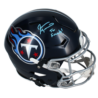 Jevon Kearse Autographed "The Freak" Tennessee Titans SpeedFlex Helmet Beckett