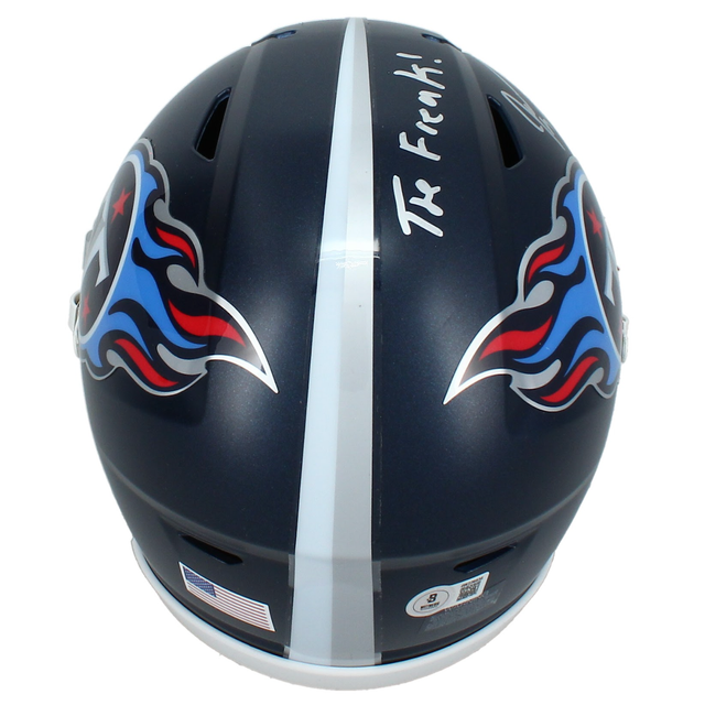 Jevon Kearse Autographed "The Freak" Titans Mid-Size SpeedFlex MIDI Helmet Beckett