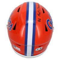 Jevon Kearse Autographed Gators "96 Nat'l Champs" Speedflex MIDI Helmet Beckett