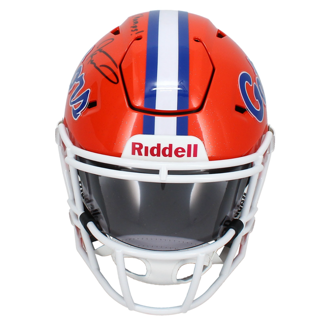 Jevon Kearse Autographed Gators "96 Nat'l Champs" Speedflex MIDI Helmet Beckett