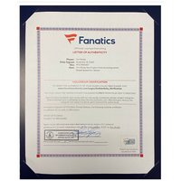 TOM BRADY Autographed New England Patriots Mini Speed Helmet FANATICS