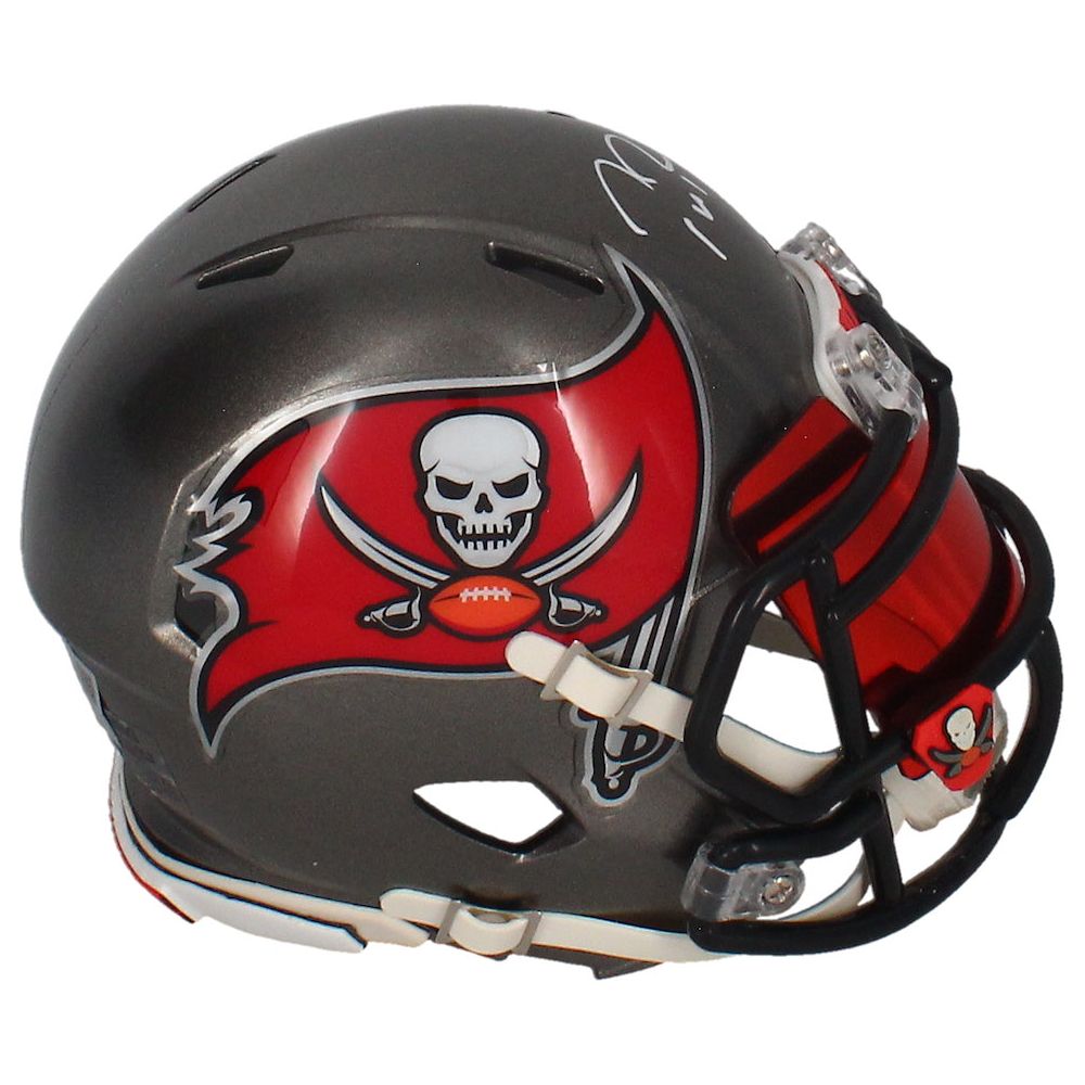 Tom Brady Autographed Buccaneers Speed Mini Helmet w/ Visor Fanatics