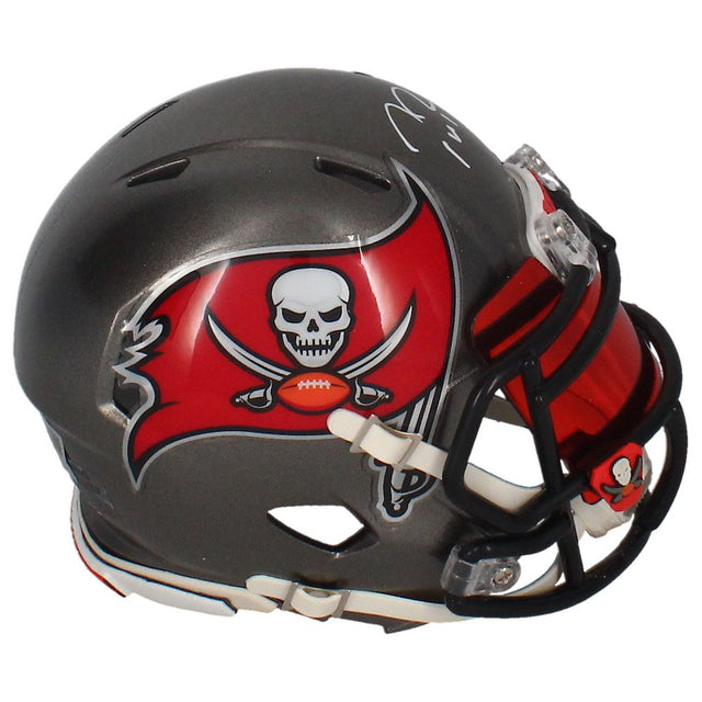 Tom Brady Autographed Buccaneers Speed Mini Helmet w/ Visor Fanatics