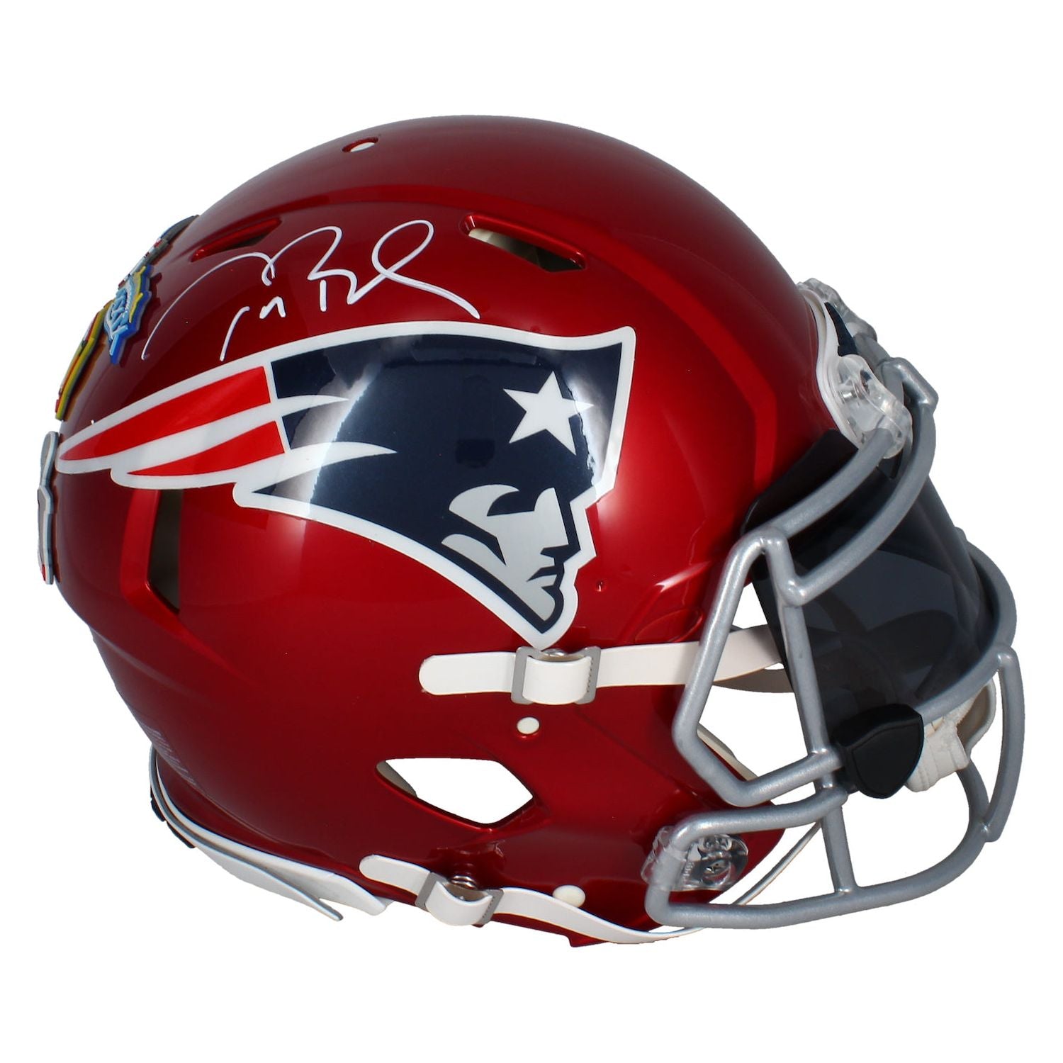 Tom Brady Autographed Patriots Flash Speed Authentic Helmet w/ Visor Fanatics