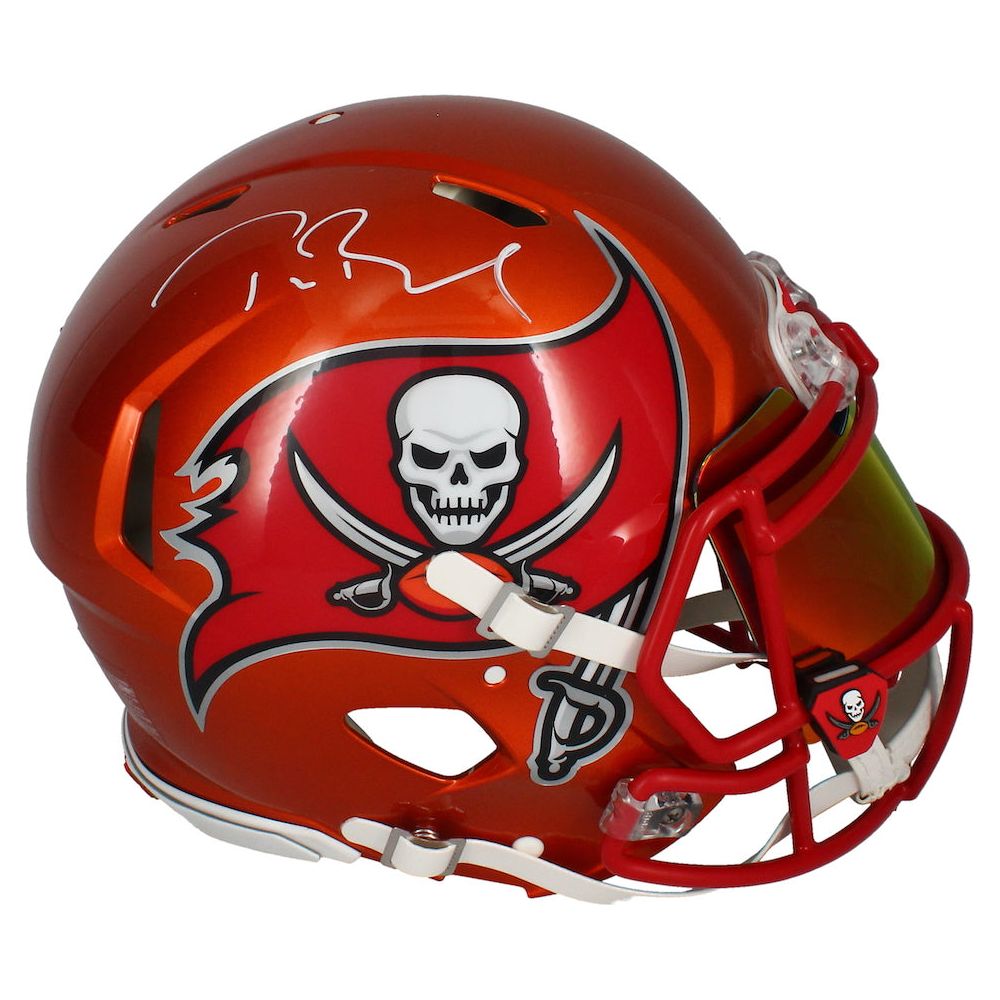 Tom Brady Autographed Buccaneers Flash Speed Authentic Helmet w/ Visor Fanatics