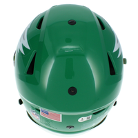 Saquon Barkley Autographed Eagles Kelly Green Speedflex Helmet Beckett