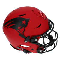 Julian Edelman Autographed New England Patriots 'RAVE' Speedflex Helmet JSA